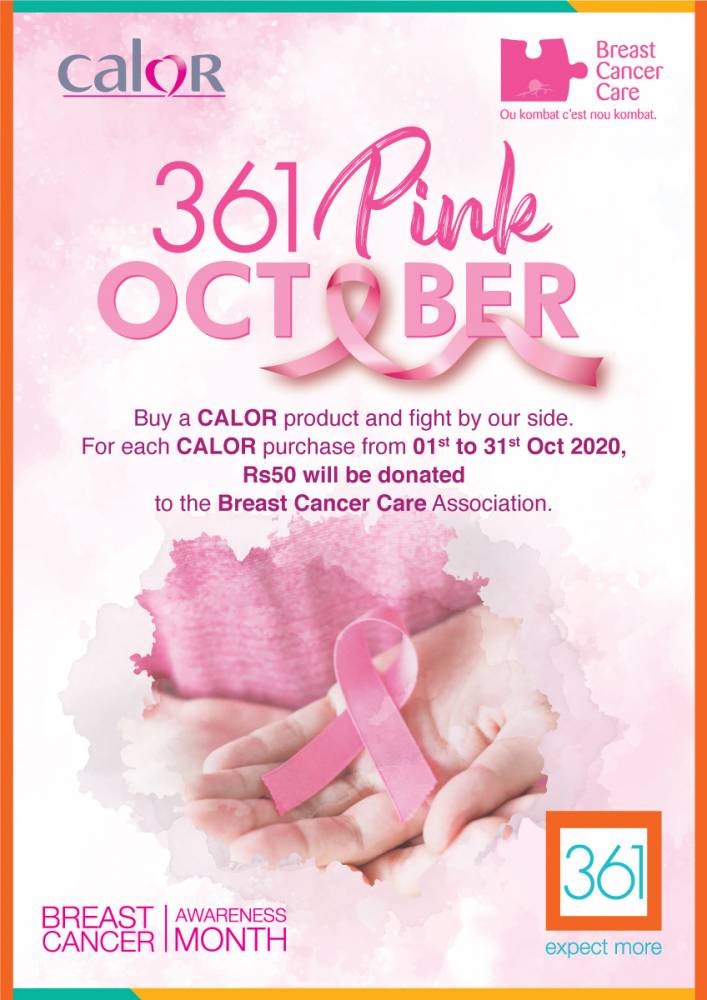 Affiche Calor et 361 pour le Pink October