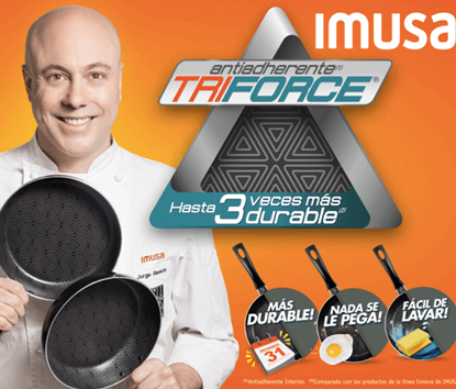 TRIFORCE, THE NON-STICK COATING FROM IMUSA