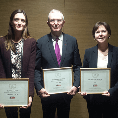 TROPHÉE DE BRONZE DE LA MEILLEURE ASSEMBLÉE GÉNÉRALE DU SBF 120