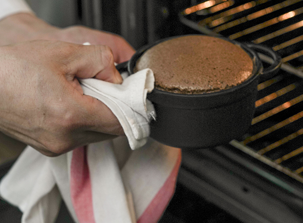 Recettes de Chefs : Pierre Gagnaire Biscuit soufflé au chocolat