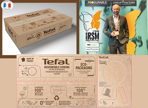 Tefal eco packaging Remise du Grand Prix RSM (Responsabilité Sociétale de la Marque) à Joël Tronchon 
