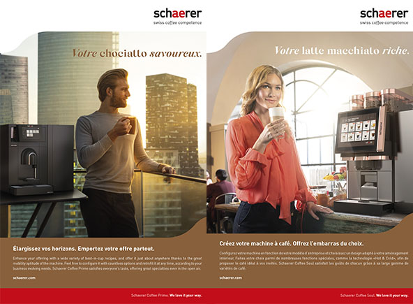 publicité Schaerer "we love it your way"