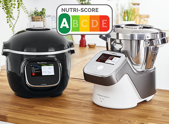 Cookeo et Companion Moulinex avec logo Nutri-Score A