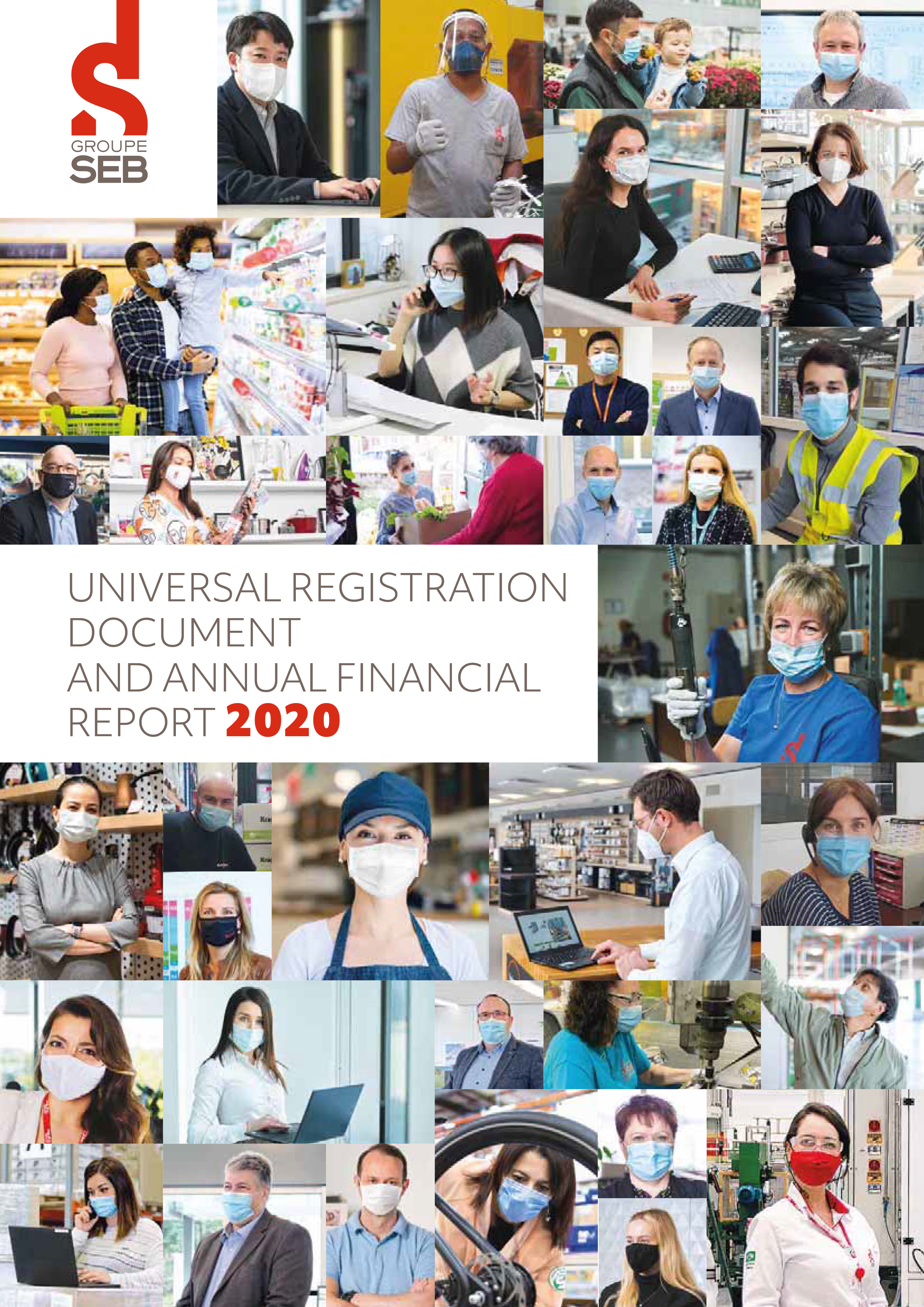 Front cover of Universal registration document and annual financial report 2020