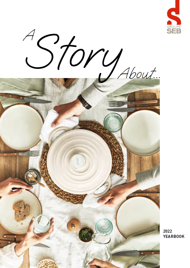 Front cover of Yearbook annual report 2022 - A story about