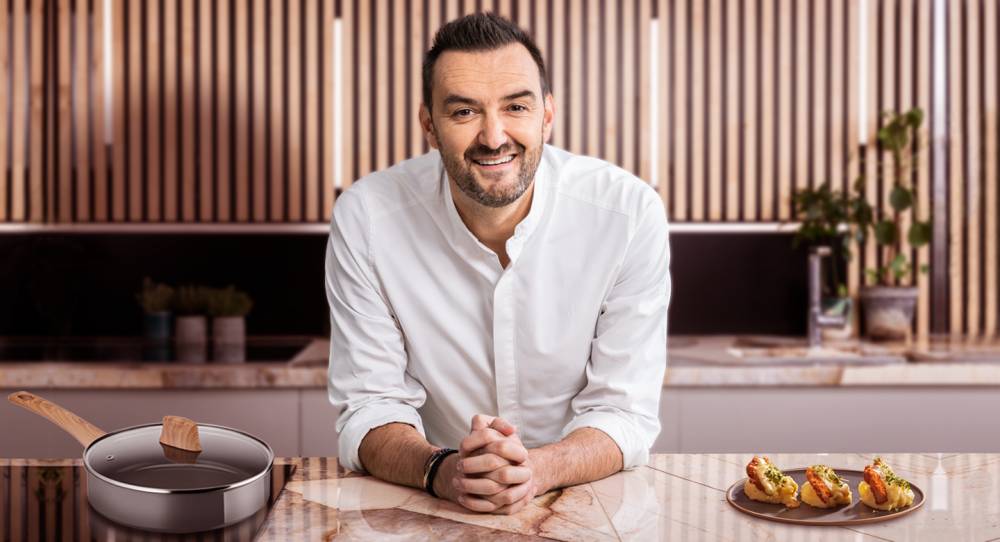 Chef Cyril Lignac, ambassadeur Tefal