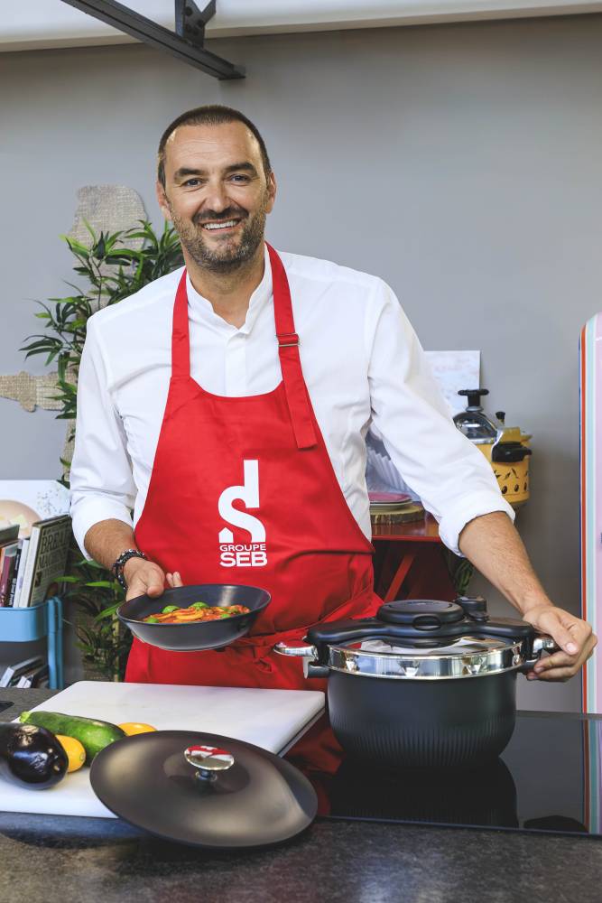 Cyril Lignac, ambassadeur de la Cocotte-Minute® Clipso’minut Tempo