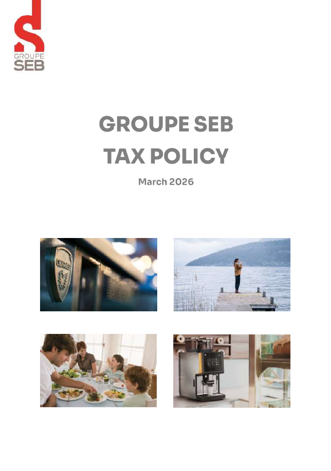 Groupe SEB Tax Policy - March 2026