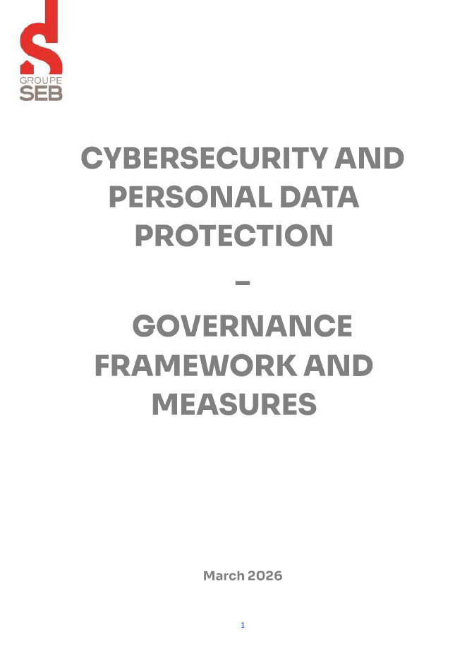 Cybersecurity and Personal Data Protection - March 2026