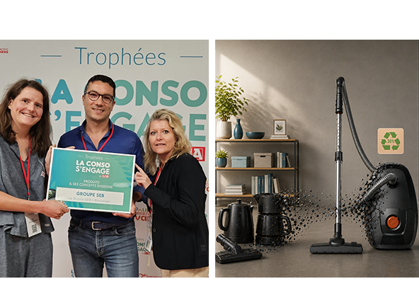 photo du produit Rowenta silence force 7 et des récipiendaires du trophée