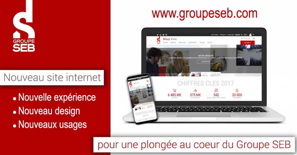 Nouveau site www.groupeseb.com