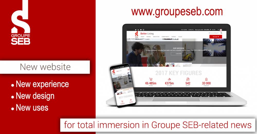 New website www.groupeseb.com