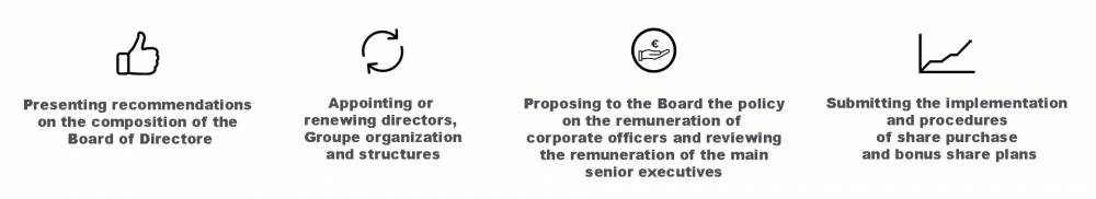 GOVERNANCE AND REMUNERATION COMMITTEE missions