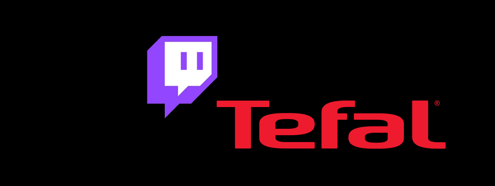 logos Twitch et Tefal
