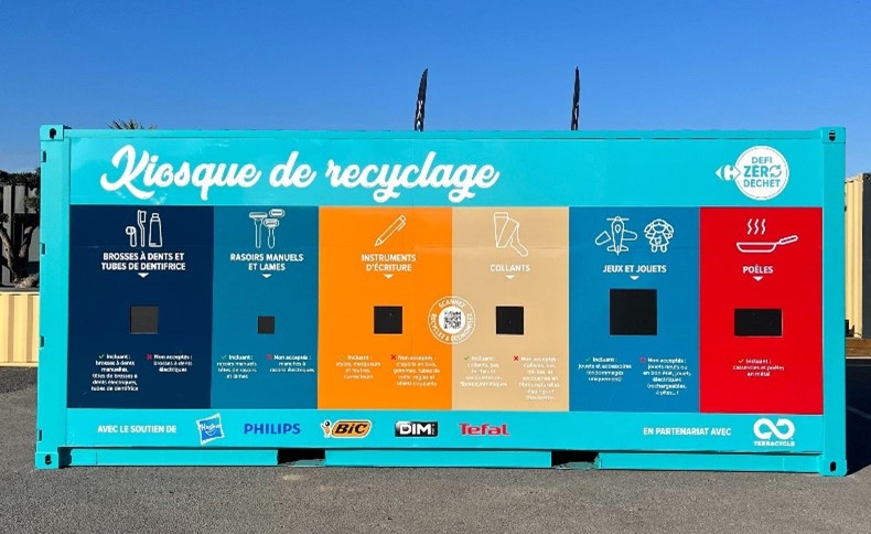 Hub recyclage Carrefour